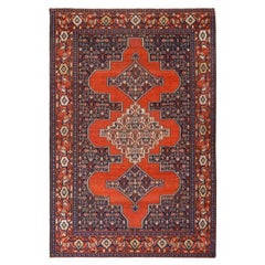 Antique Persian Seneh Rug - Size: 6'5x4'5