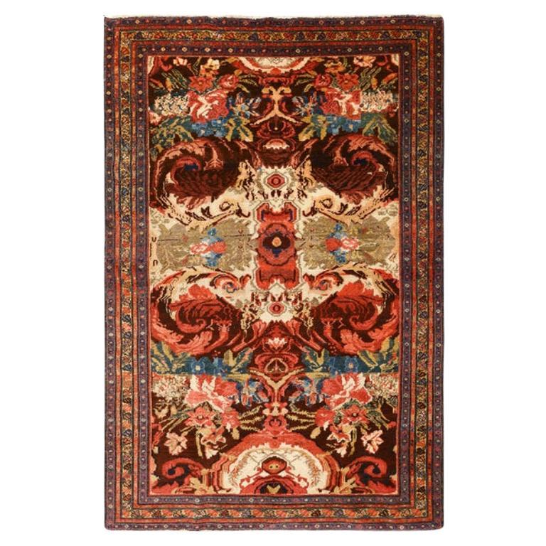 Tapis persan ancien Seneh - Taille : 6'6x4'3