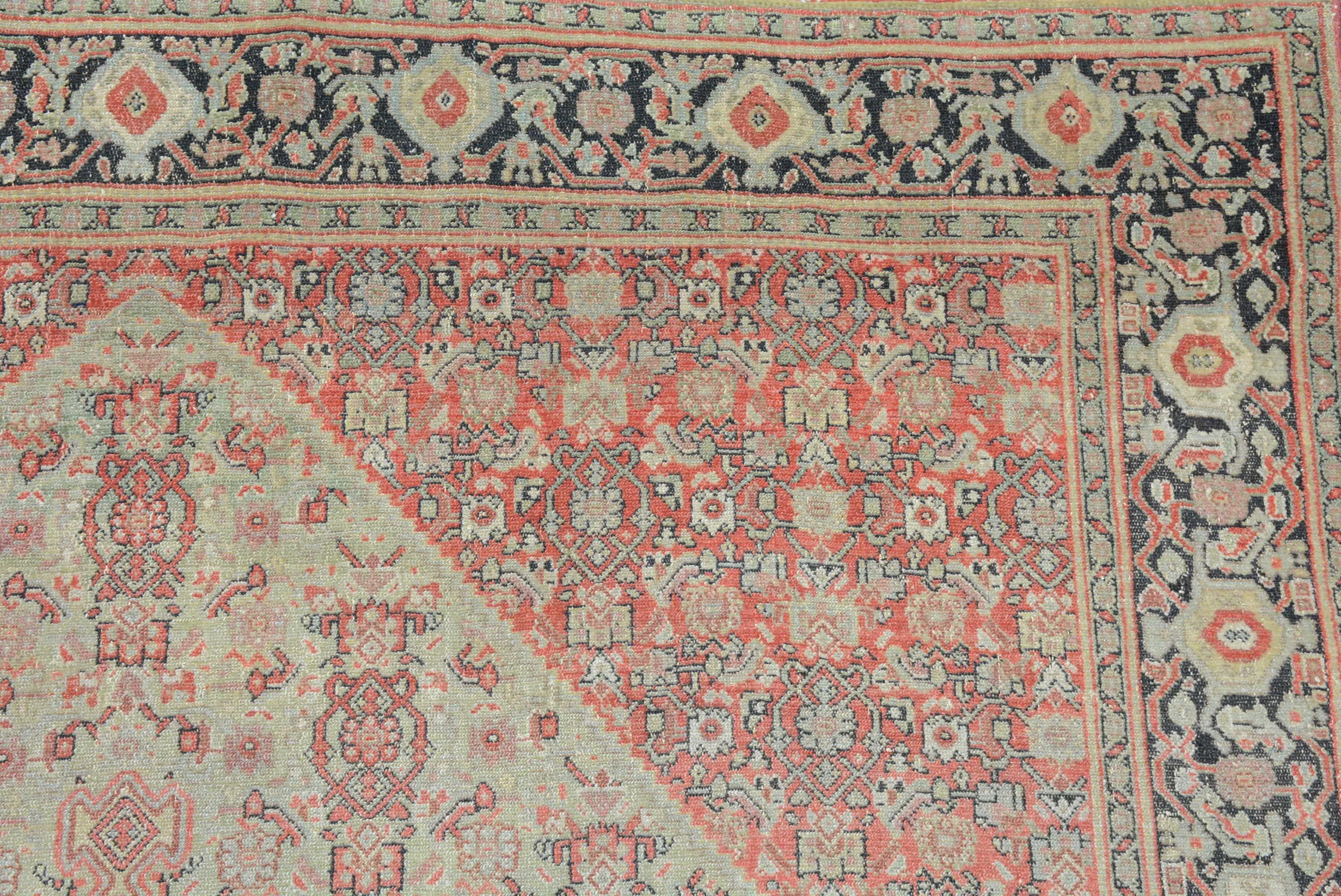 Tapis persan ancien Senna Bon état - En vente à Closter, NJ