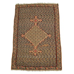 Antico Kilim persiano Senneh, XIX secolo