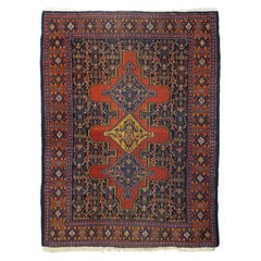 Tapis persan antique Senneh 3'7" x 4'10"