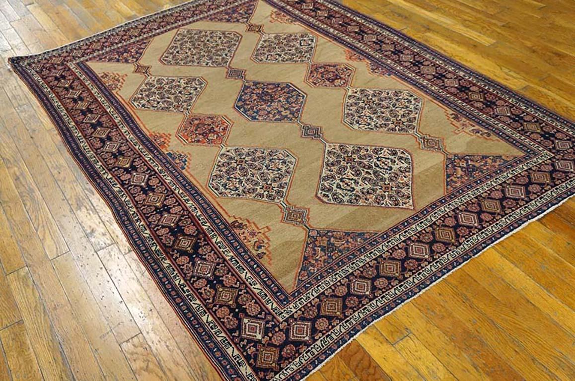  19th Century W. Persian Senneh Carpet ( 4'8