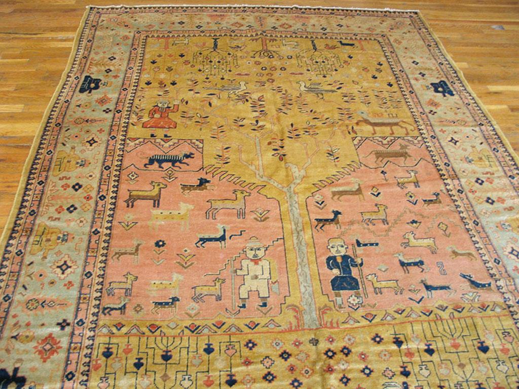 Early 20th Century West Persian Senneh Carpet ( 6'9
