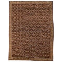 Antiker persischer Senneh-Teppich, um 1880  4'6 x 6'6 Zoll