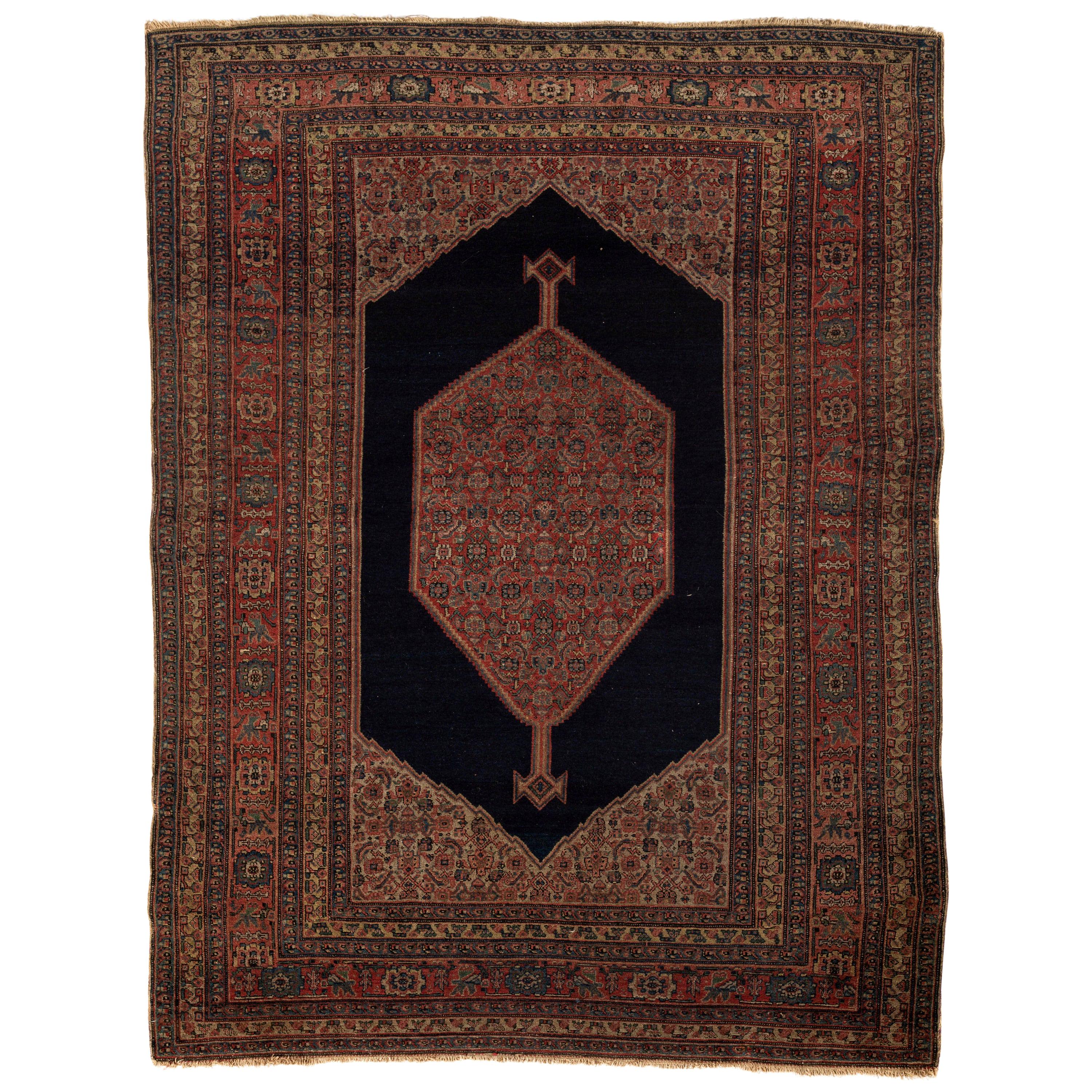 Antique Persian Senneh Rug, circa 1880