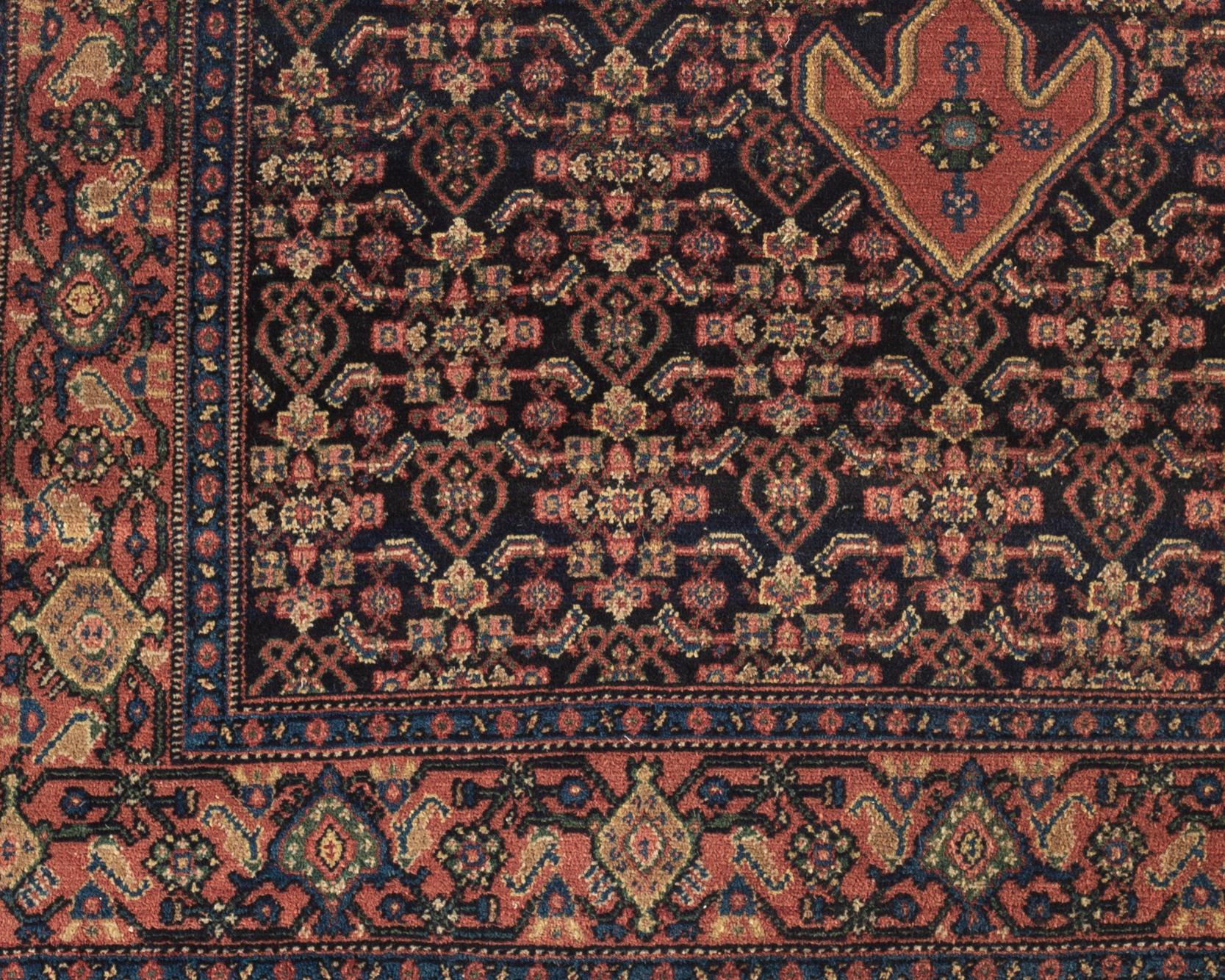 Antiker persischer Senneh-Teppich, um 1890 (Wolle) im Angebot
