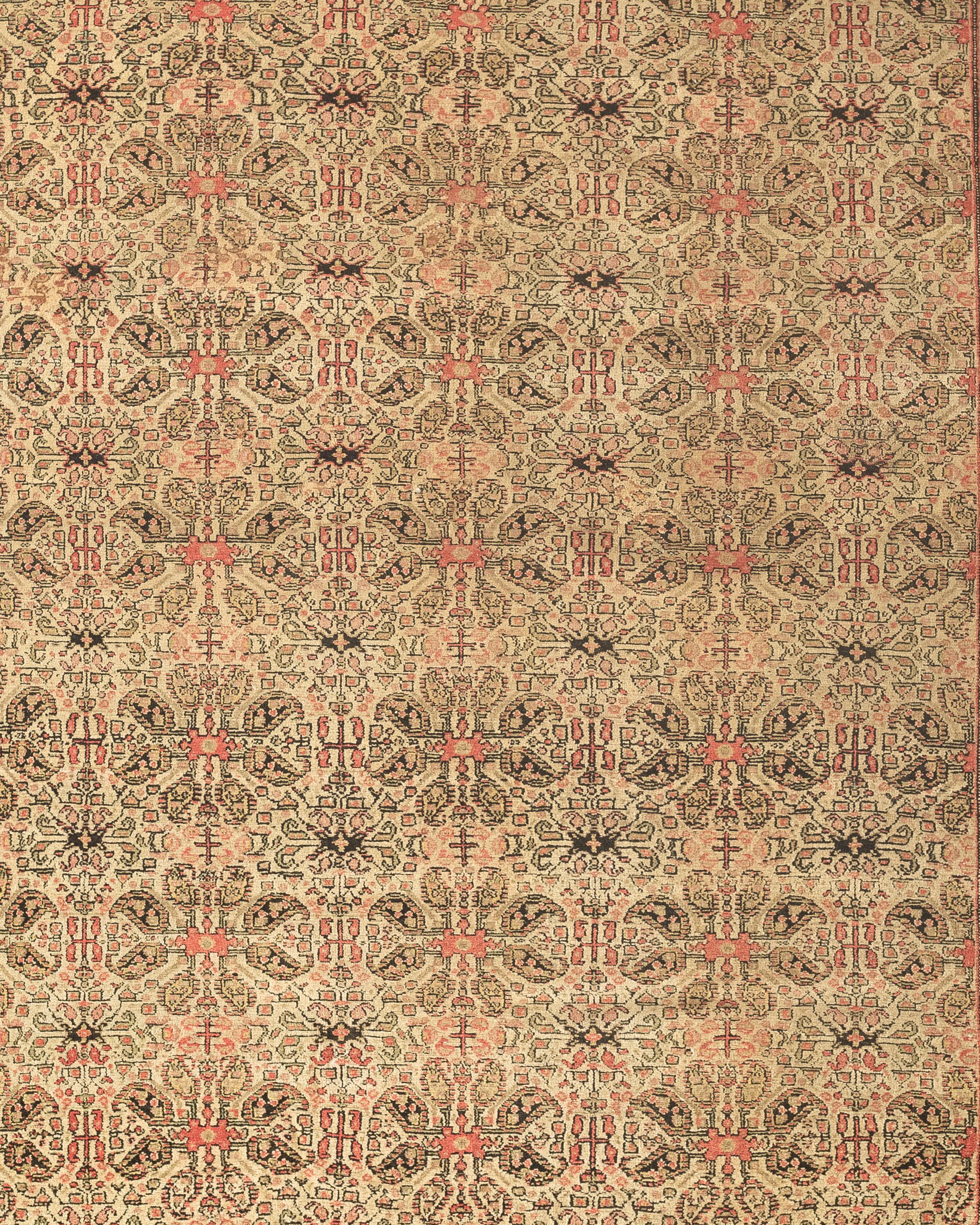 Antiker persischer Senneh-Teppich, um 1900 (Handgewebt) im Angebot