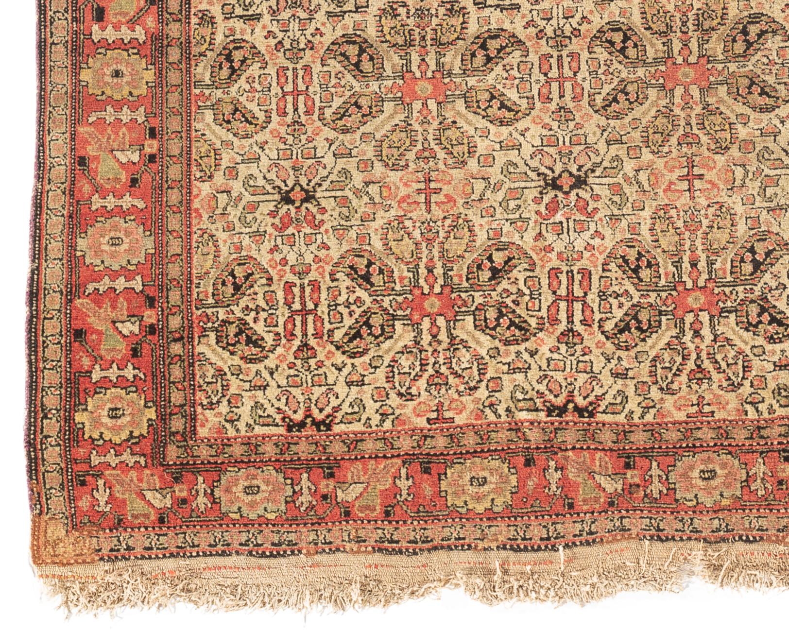 20th Century Antique Persian Senneh Rug, circa 1900 For Sale