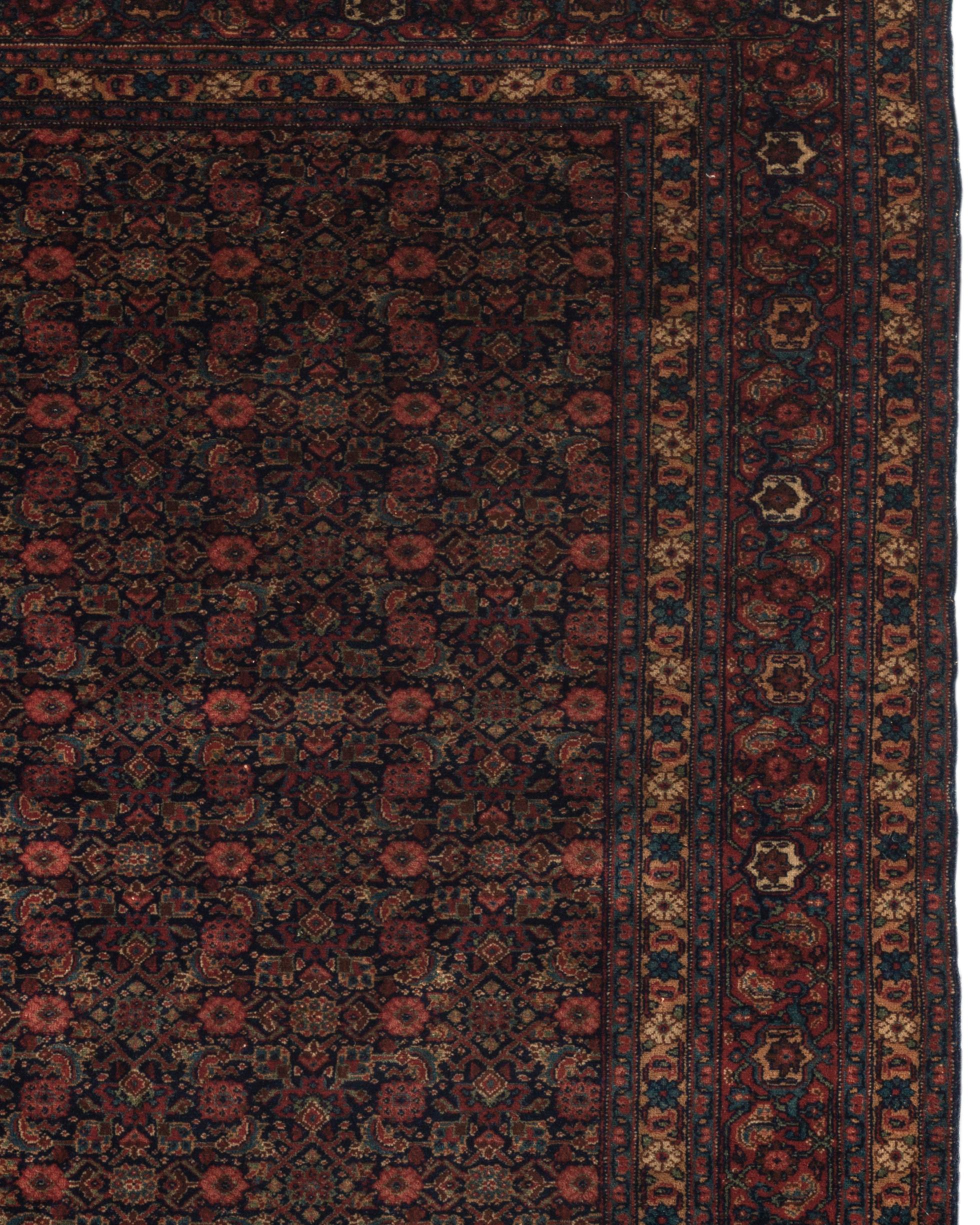 20th Century Antique Persian Senneh Rug, circa 1900 One of a Pair For Sale