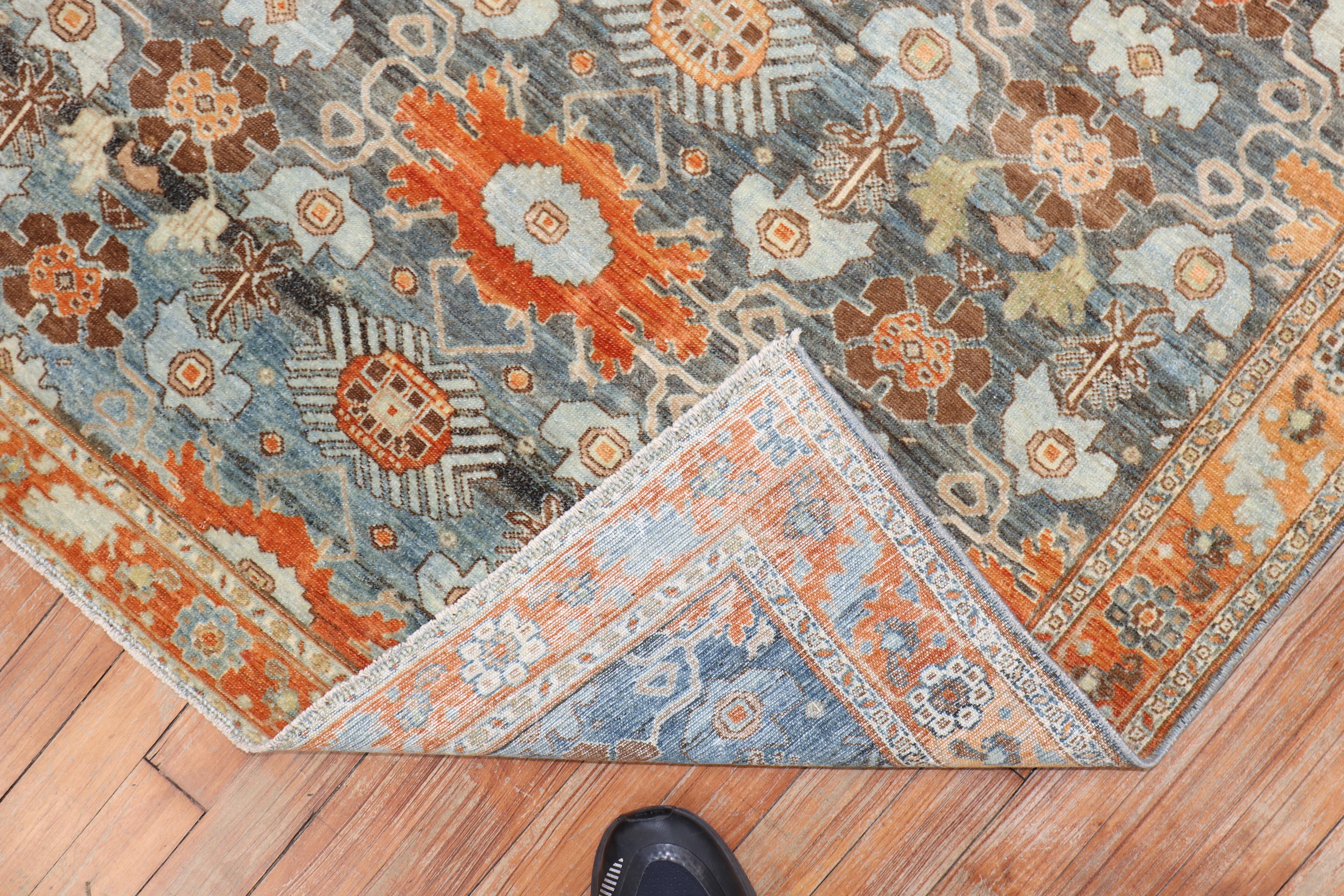 an early 20th century Persian scatter size rug

Measures: 3'7