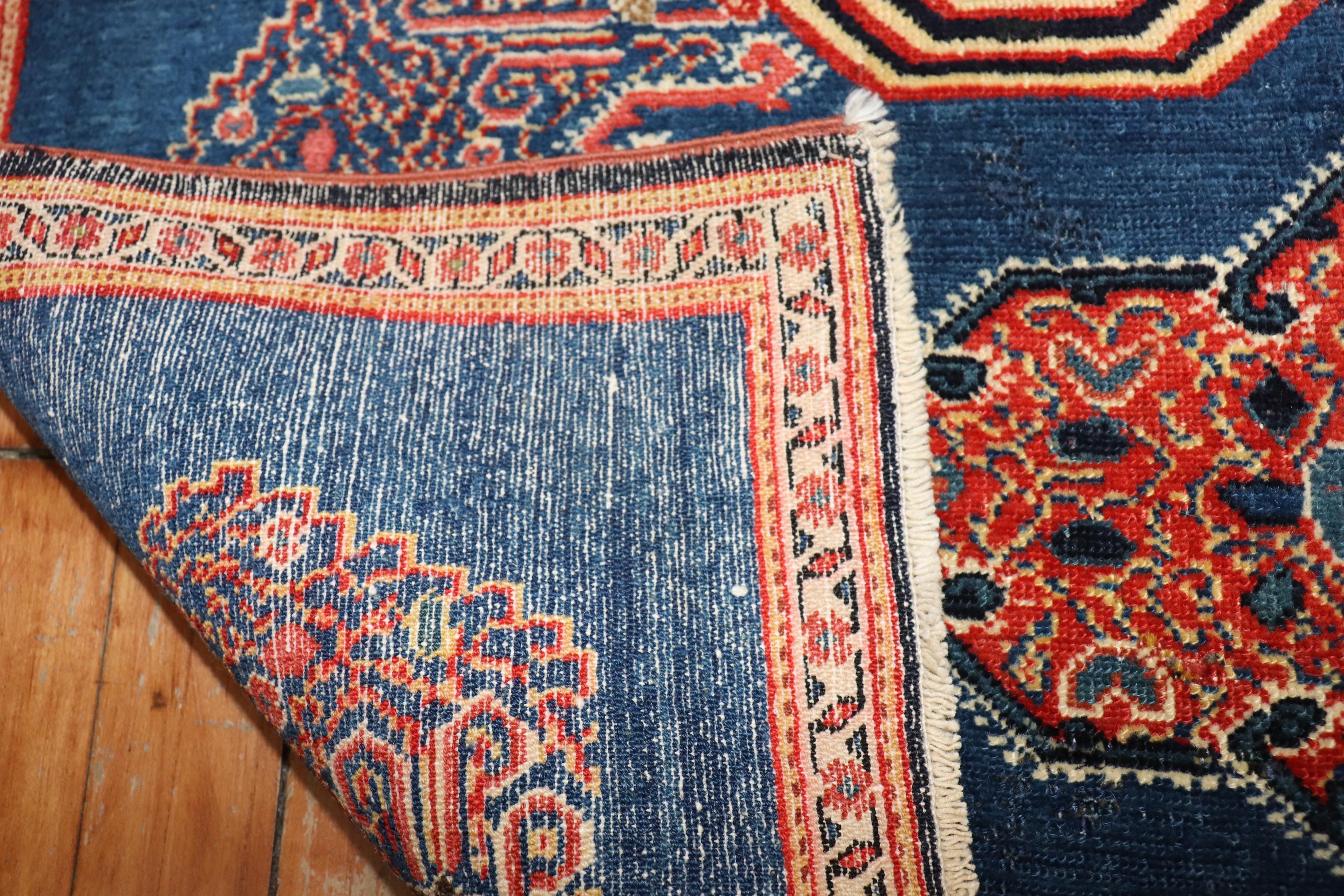 Antique Persian Senneh Rug In Good Condition For Sale In New York, NY