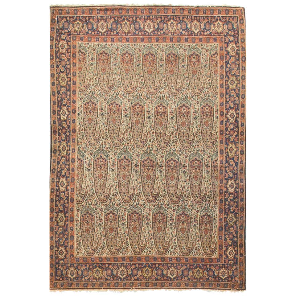 Antique Persian Senneh Rug, circa 1890 For Sale at 1stDibs