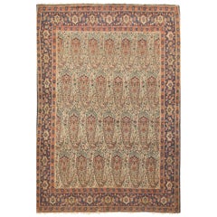 Antiker persischer Senneh-Teppich um 1880
