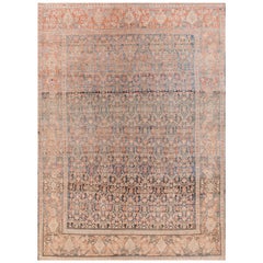Antique Late 19th Century W. Persian Senneh Carpet ( 4'7" x 6'6" - 139 x 198 )