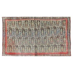 Antiker persischer Senneh-Teppich, sehr fein