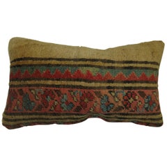 Antique Persian Serab Bolster Rug Pillow