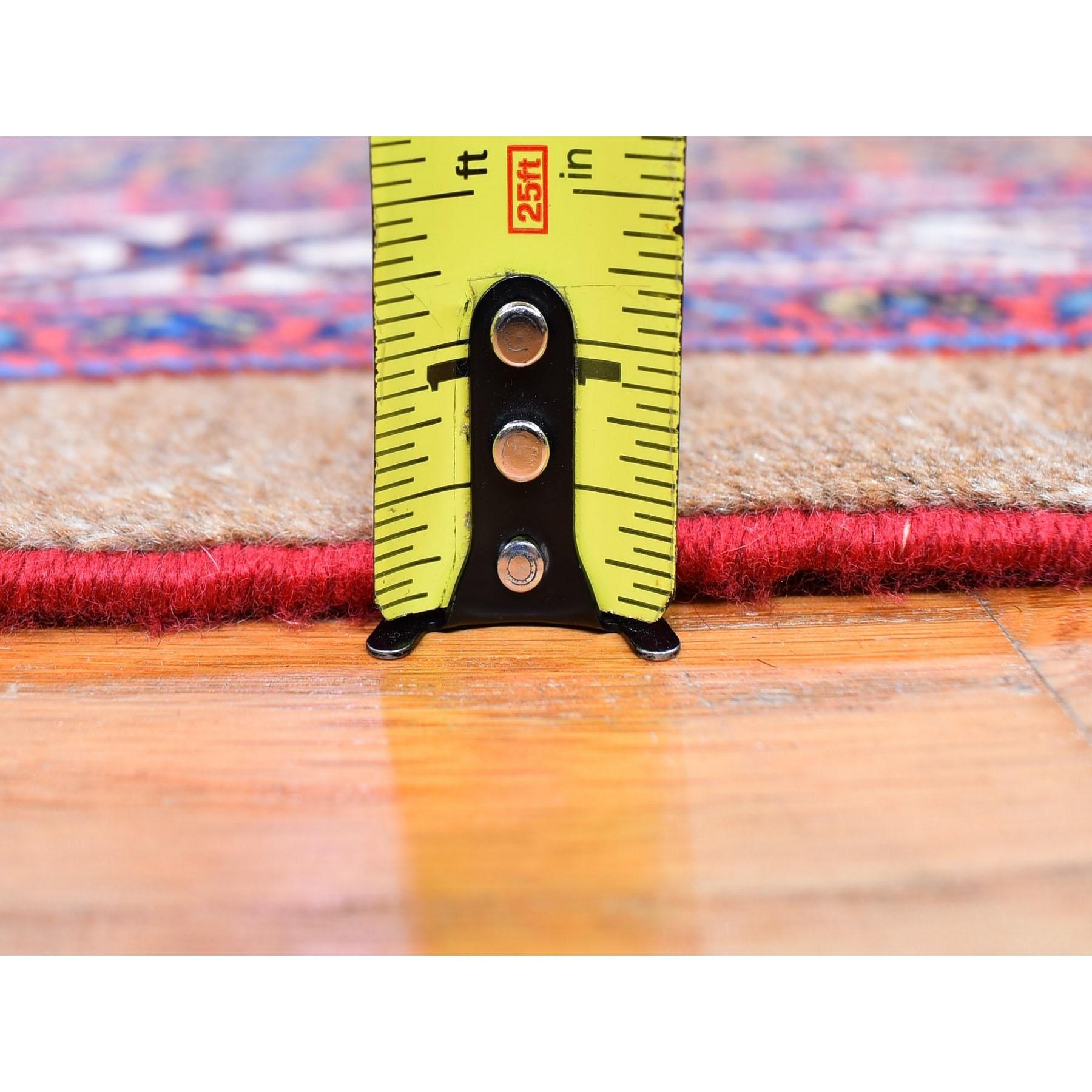 Ancien tapis de couloir persan Serab Camel Hair Full Pile Exc Cond fait à la main Bon état - En vente à Carlstadt, NJ