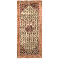 Antique Persian Serab Camel Hair Rug Runner circa 1900  5' x 11'