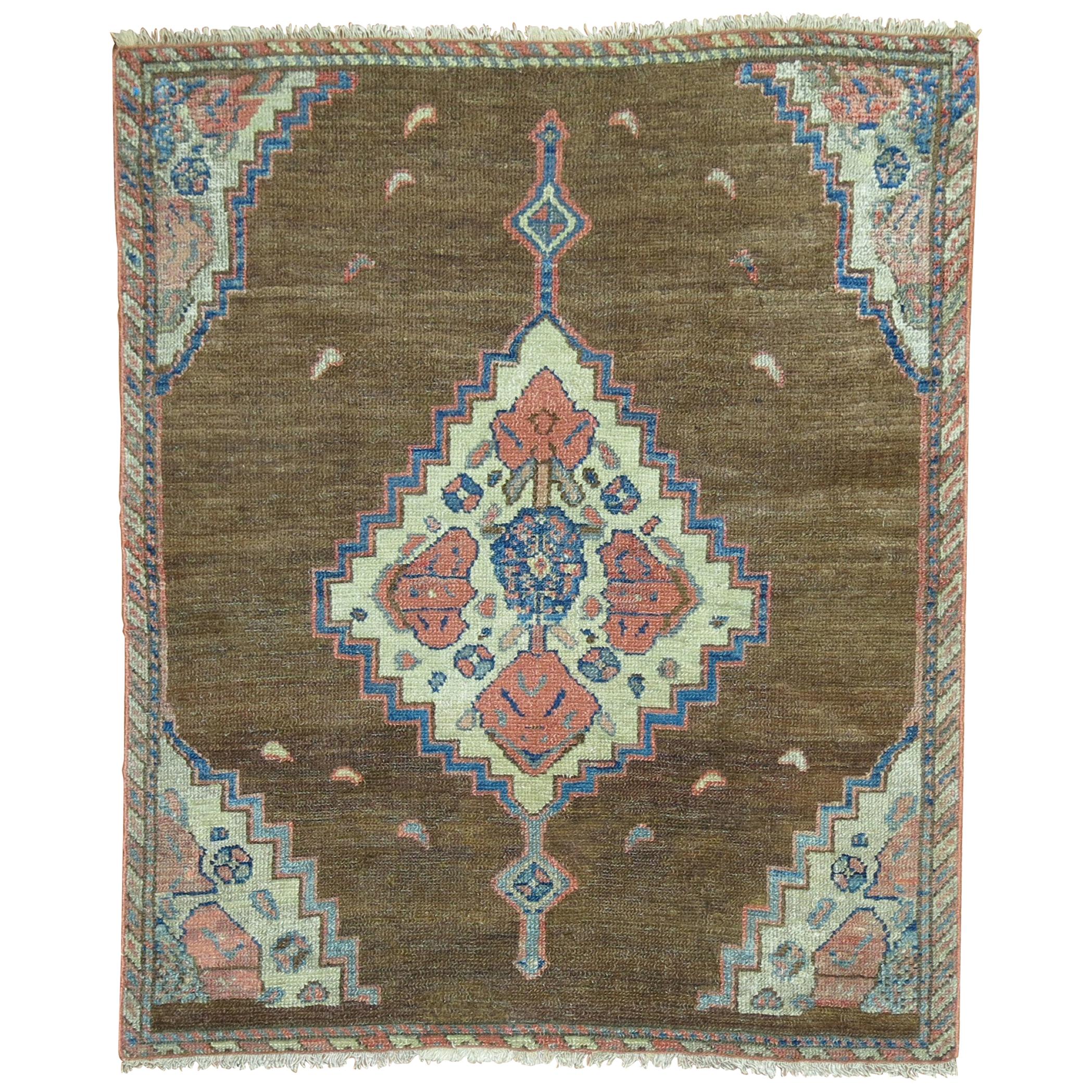 Antique Persian Serab Decorative Rug Mat