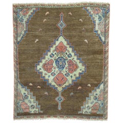 Tapis décoratif persan antique Serab Mat