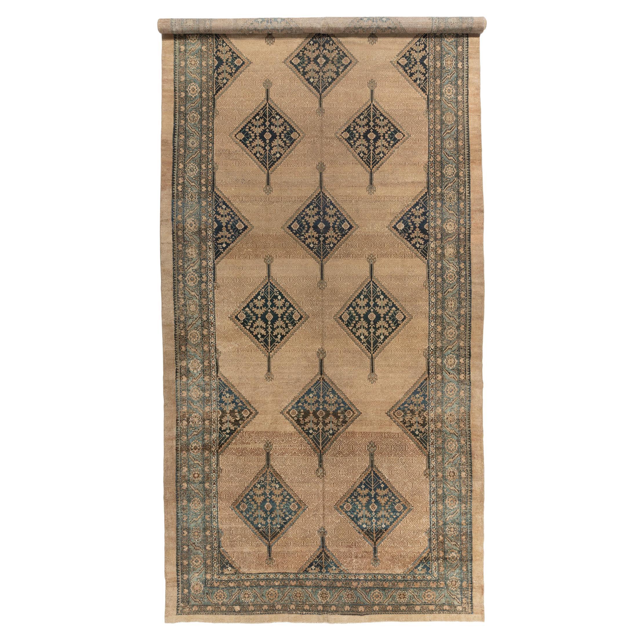 Antique Persian Serab Gallery Rug 7'10 x 19'2 For Sale