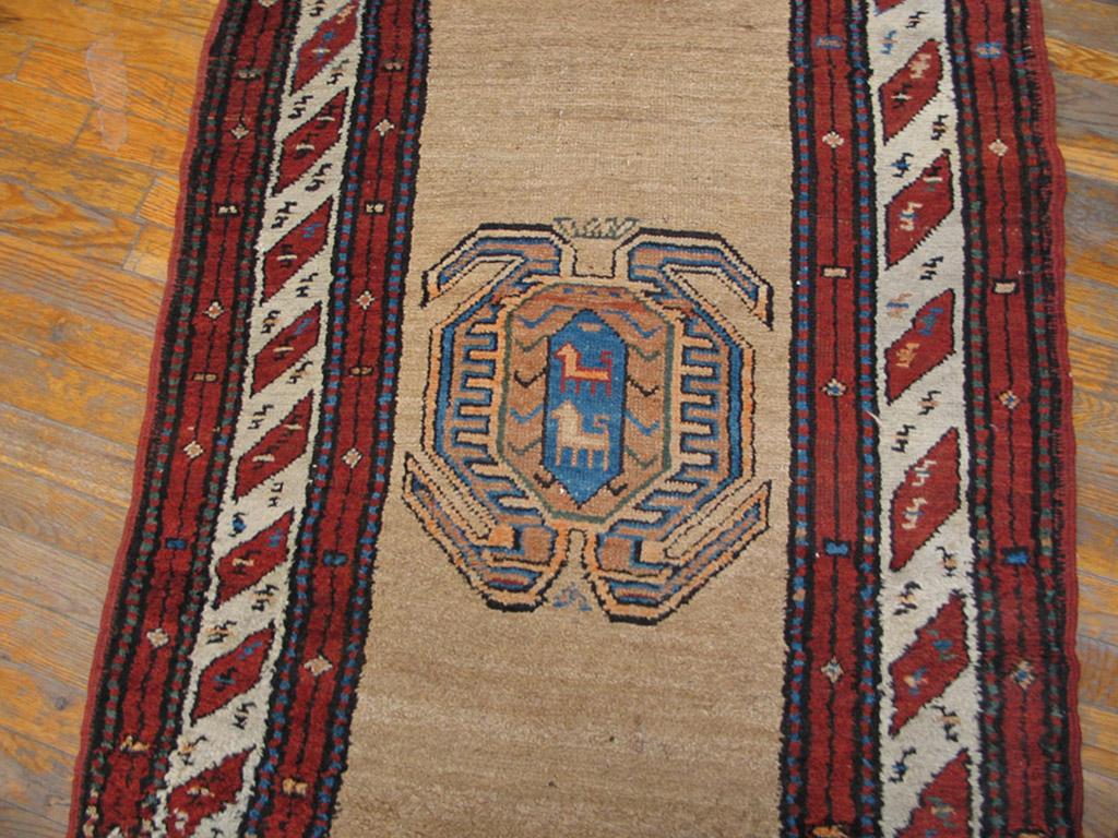 Wool Early 20th Century Persian Serab Carpet ( 3' x 12'3