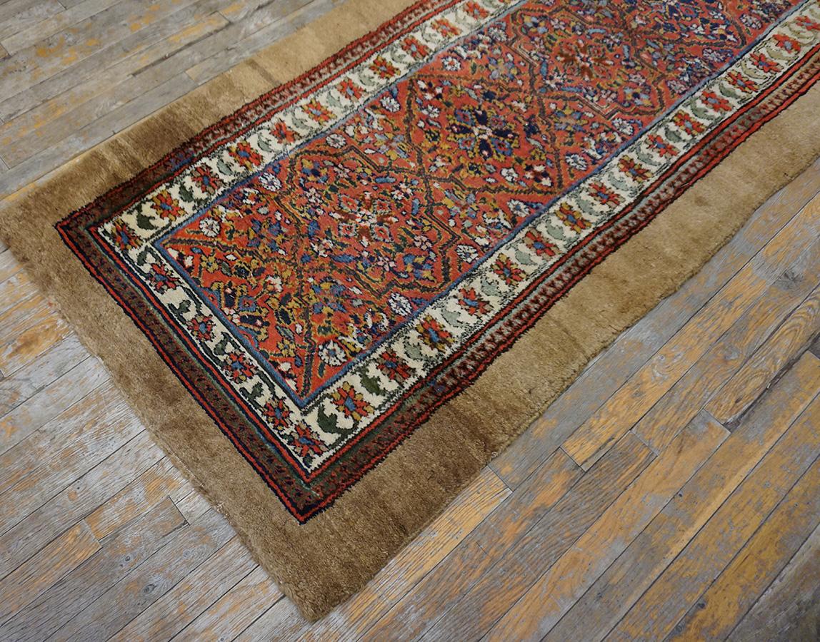 19th Century Persian Serab Runner Carpet ( 3'2