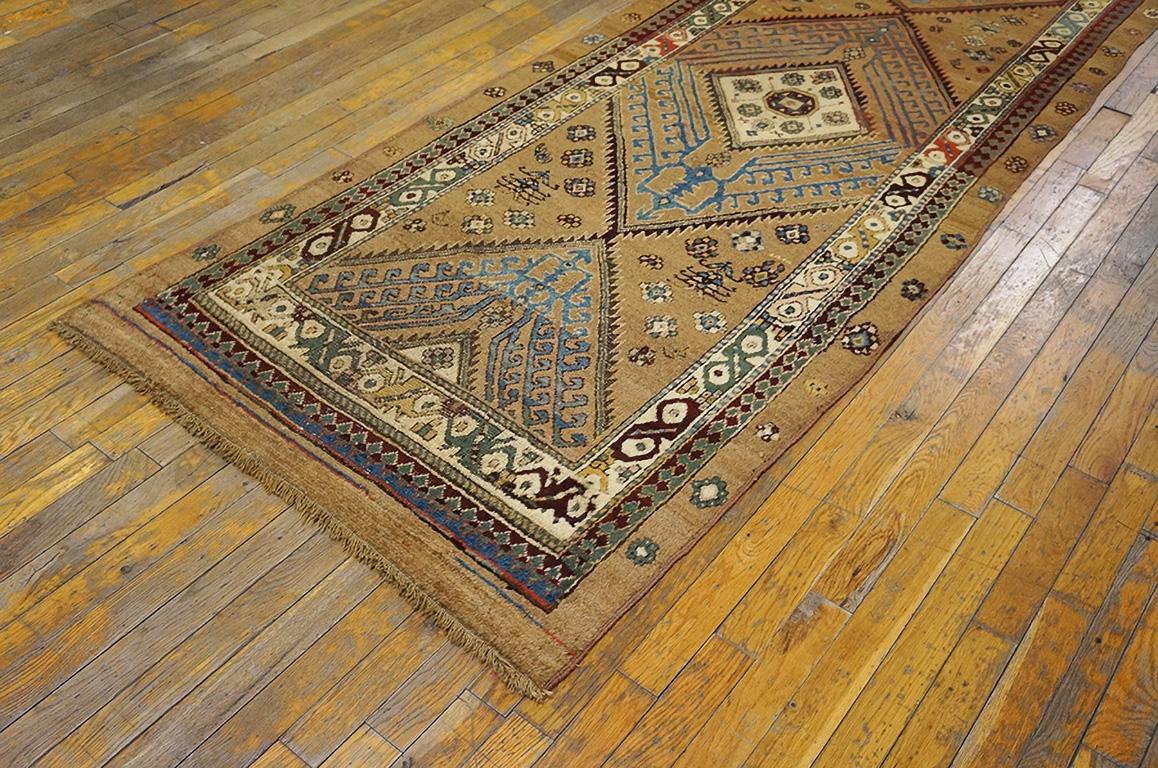 Late 19th Century N.W. Persian Serab Runner Carpet ( 3'3