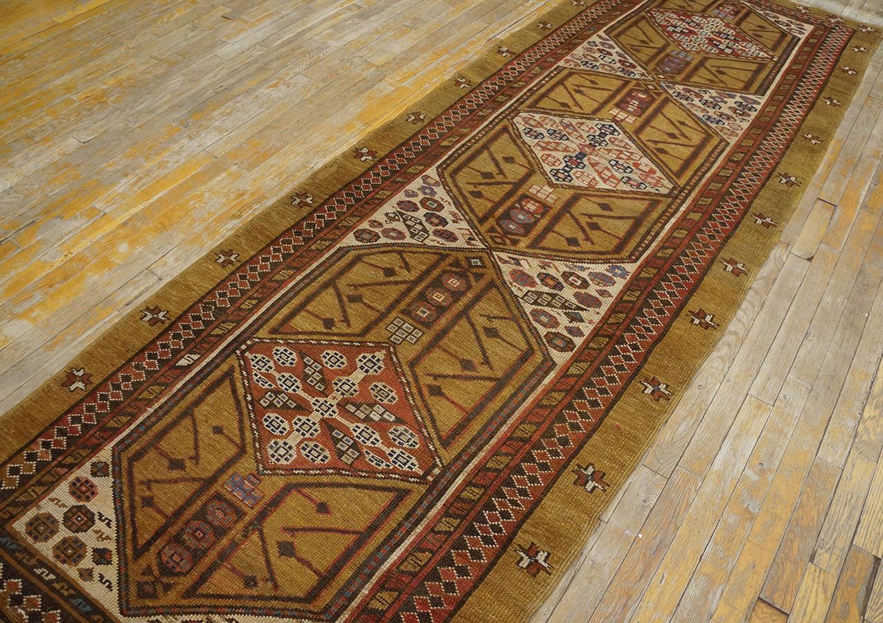 Wool Late 19th Century NW Persian Serab Carpet ( 3' 7