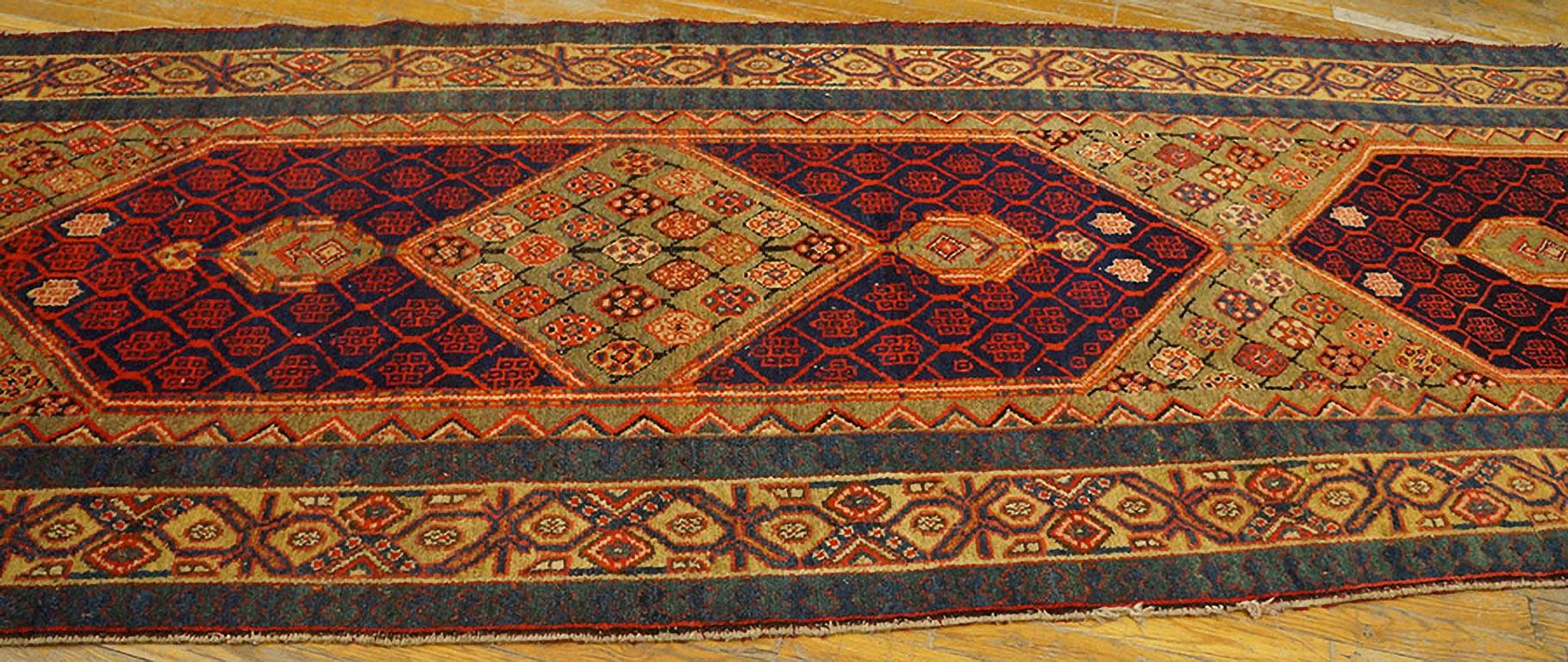 Wool Antique Persian Serab Rug 3' 8