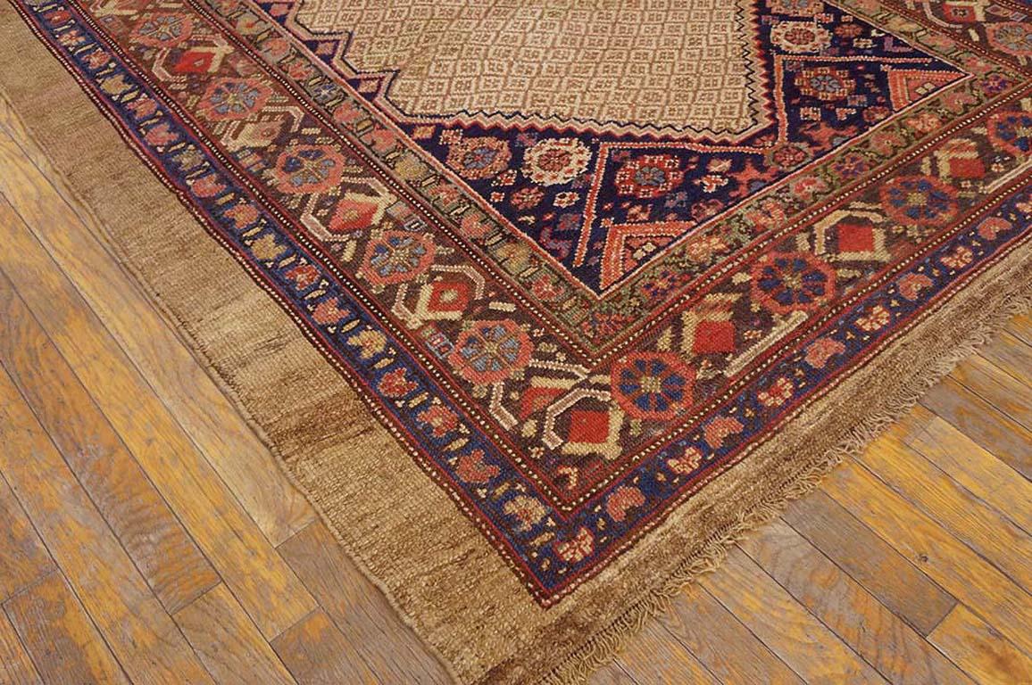 Hand-Knotted Antique Persian Serab Rug 5' 4