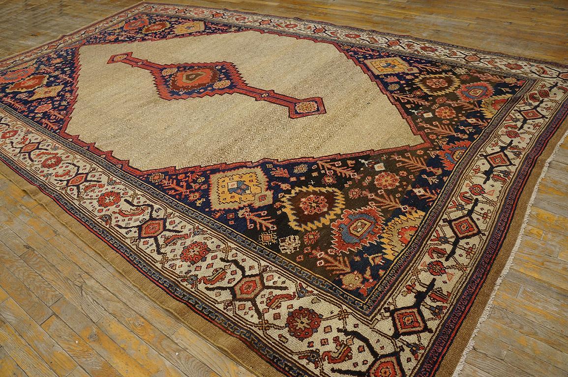 Hand-Knotted Antique Persian Serab Rug 8' 4''x 13' 4''  For Sale