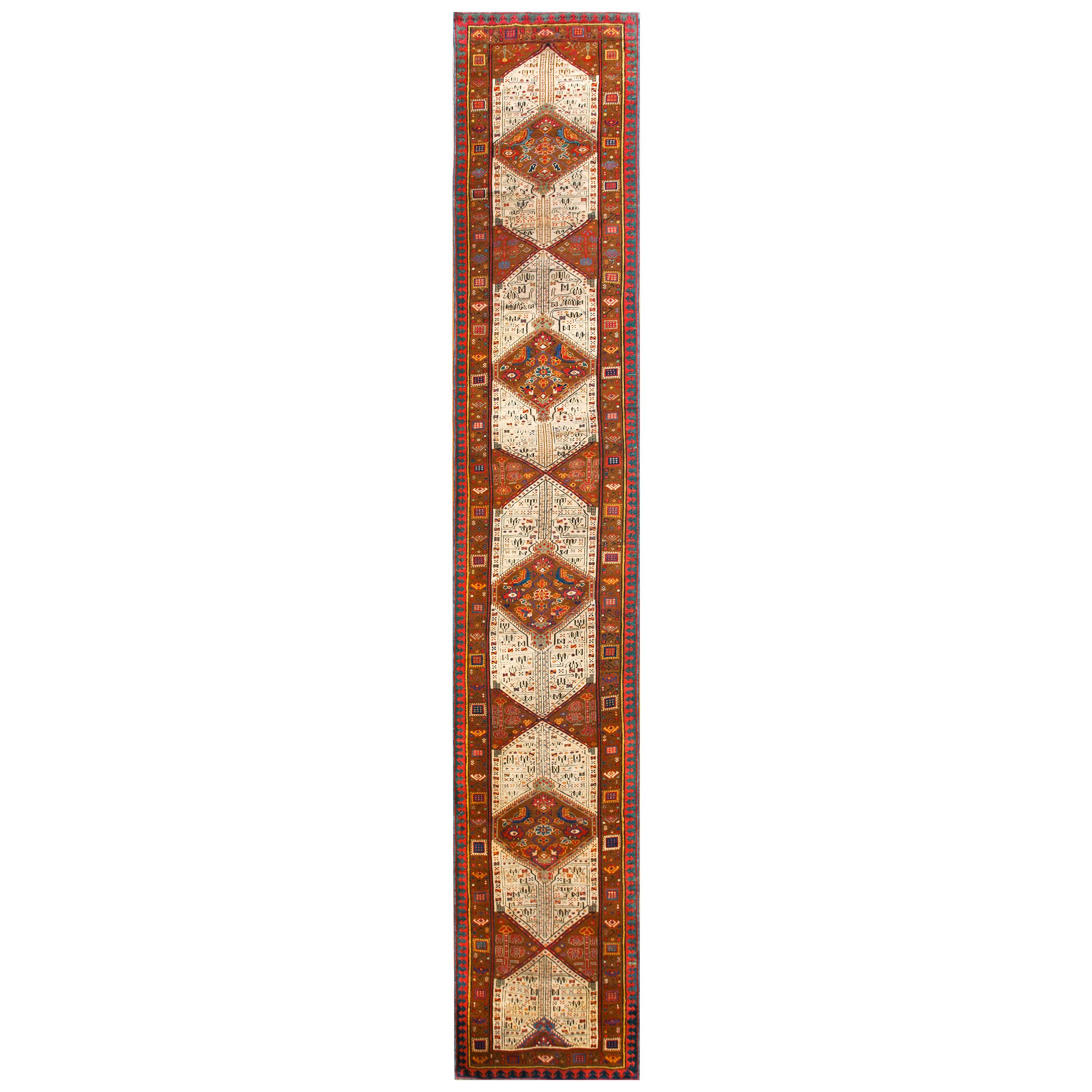 19th Century N.W. Persian Serab Carpet ( 3'3" x 196' -  99 x 580 ) For Sale