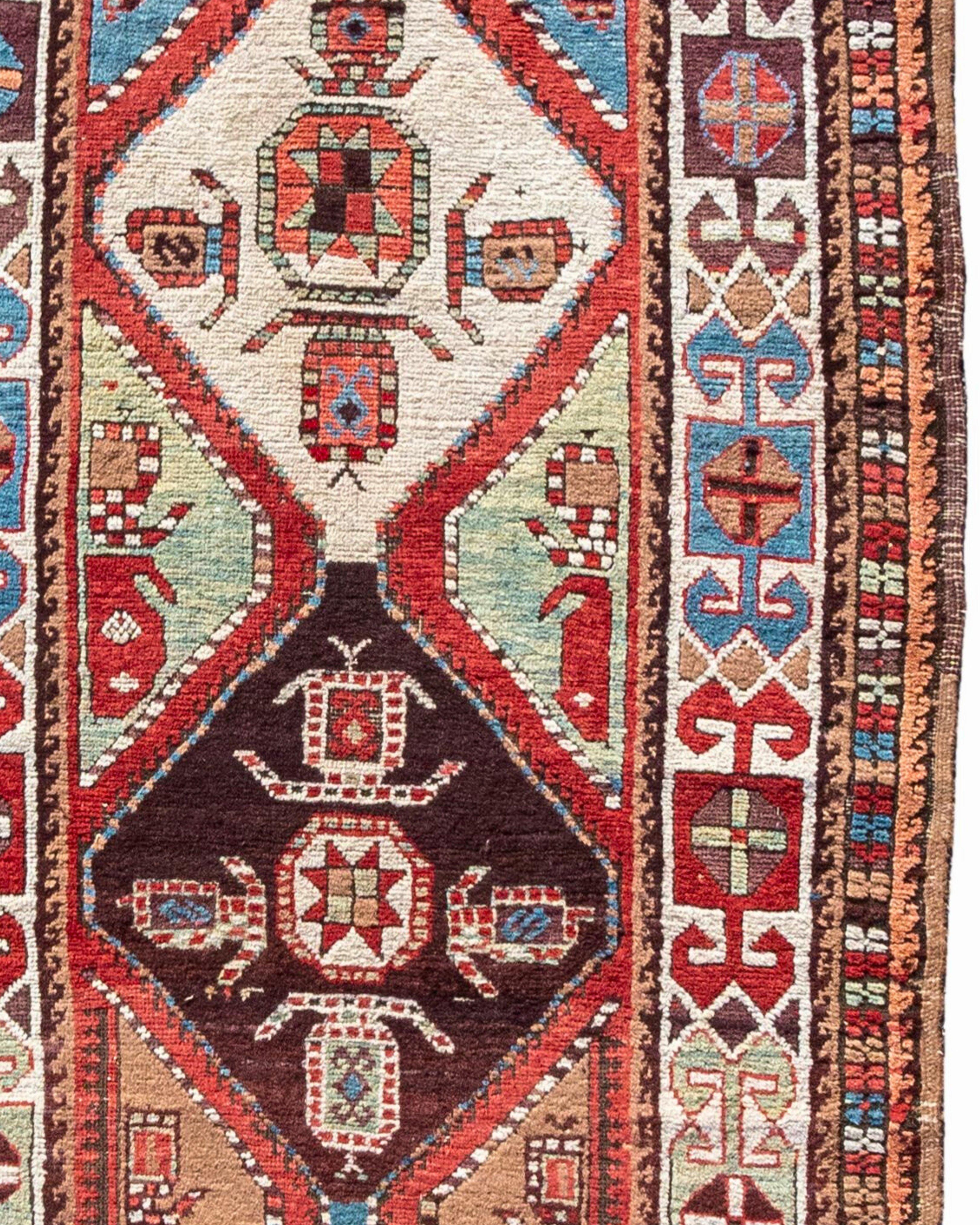 Antique Persian Serab Runner Rug, 19th Century

Wonderful use of a range of colors and authentic camel wool throughout. This style and type of rug would have preceded the more standardized runners made in the Early 20th Century.

Additional