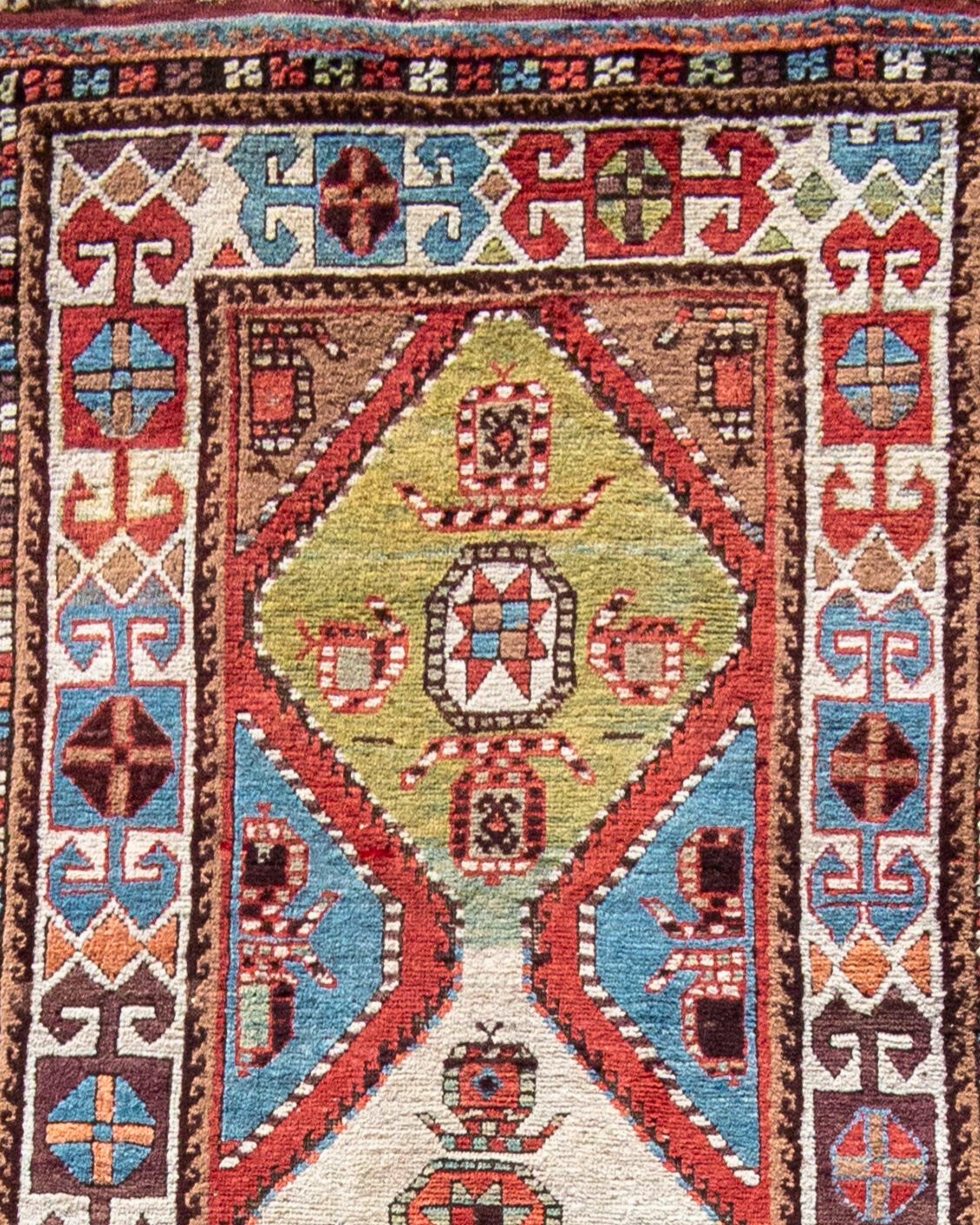 Hand-Woven Antique Persian Serab Runner, 19th Century For Sale