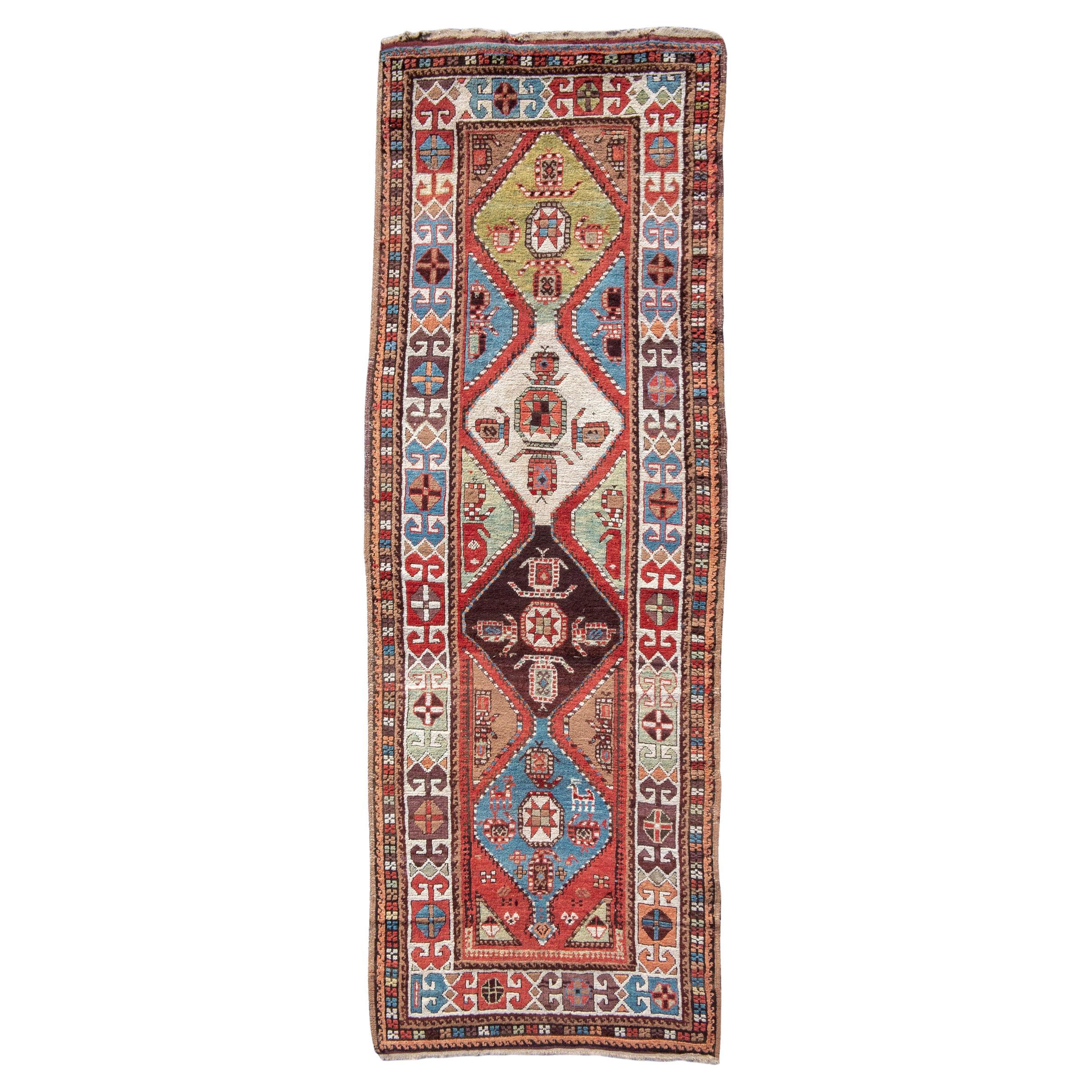 Antique Persian Serab Runner, 19th Century