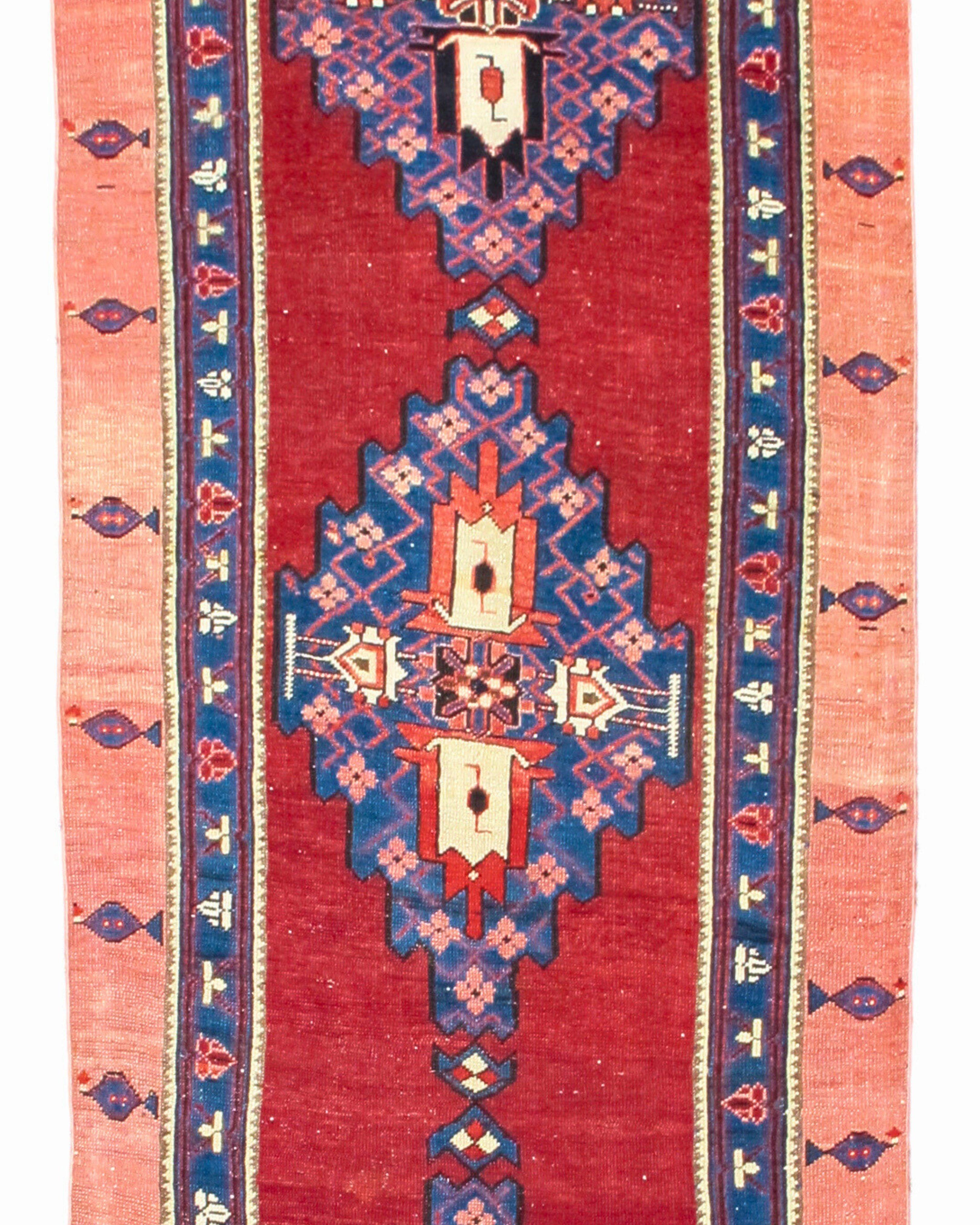 Hand-Woven Antique Persian Serab Runner, c. 1900 For Sale