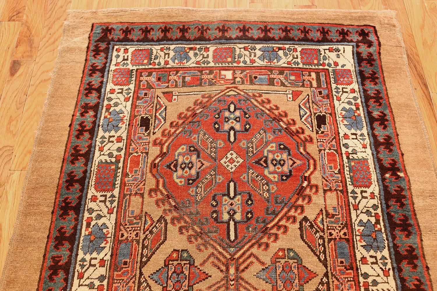 20th Century Antique Persian Serab Runner Rug. Size: 4 ft x 12 ft 10 in (1.22 m x 3.91 m)