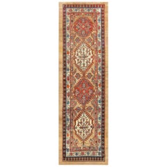 Antique Persian Serab Runner Rug. Size: 4 ft x 12 ft 10 in (1.22 m x 3.91 m)