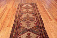 Antique Persian Serab Runner Rug. Size: 4 ft x 14 ft 5 in