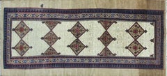Antique Persian Serab/Serapi Gallery Size Rug, Camel Color, 4'6" x 10'4" c-1880
