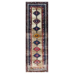 Antiker persischer Serab/Serapi-Läufer aus Persien, Kamelfarbe, ca. 1900er Jahre