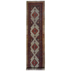 Antique Persian Serab Wide Extra Large Runner Even Wear Oriental Rug