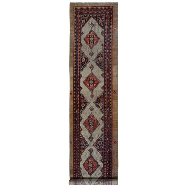 Antique Persian Serab Wide Extra Large, Extra Large Rug Runners