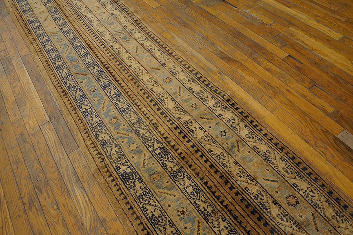 Wool Late 19th Century Persian Seraband Runner Carpet ( 2'6