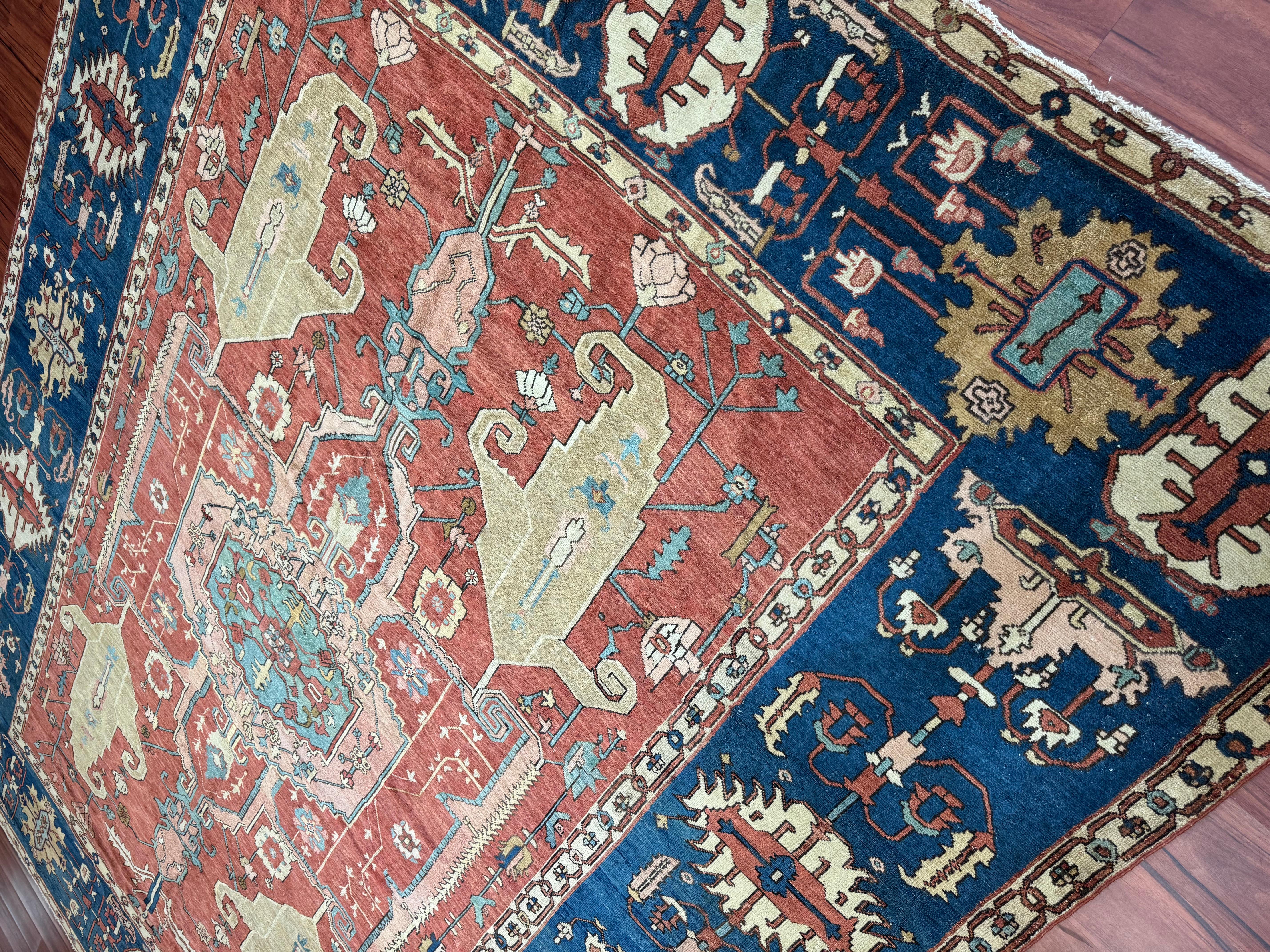 Antiker persischer Serapi Bakshaish-Teppich im Angebot 6