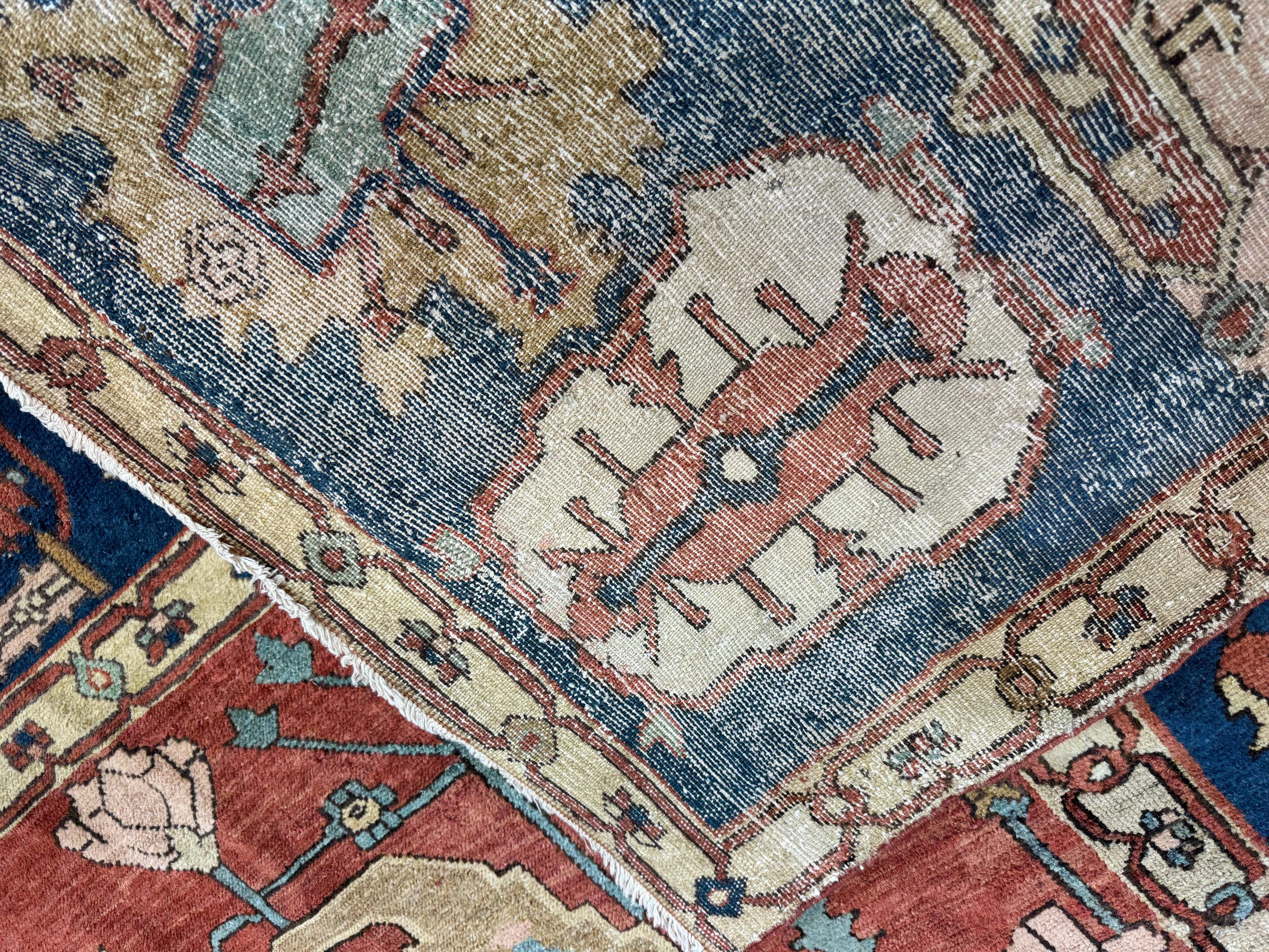 Antiker persischer Serapi Bakshaish-Teppich im Angebot 7