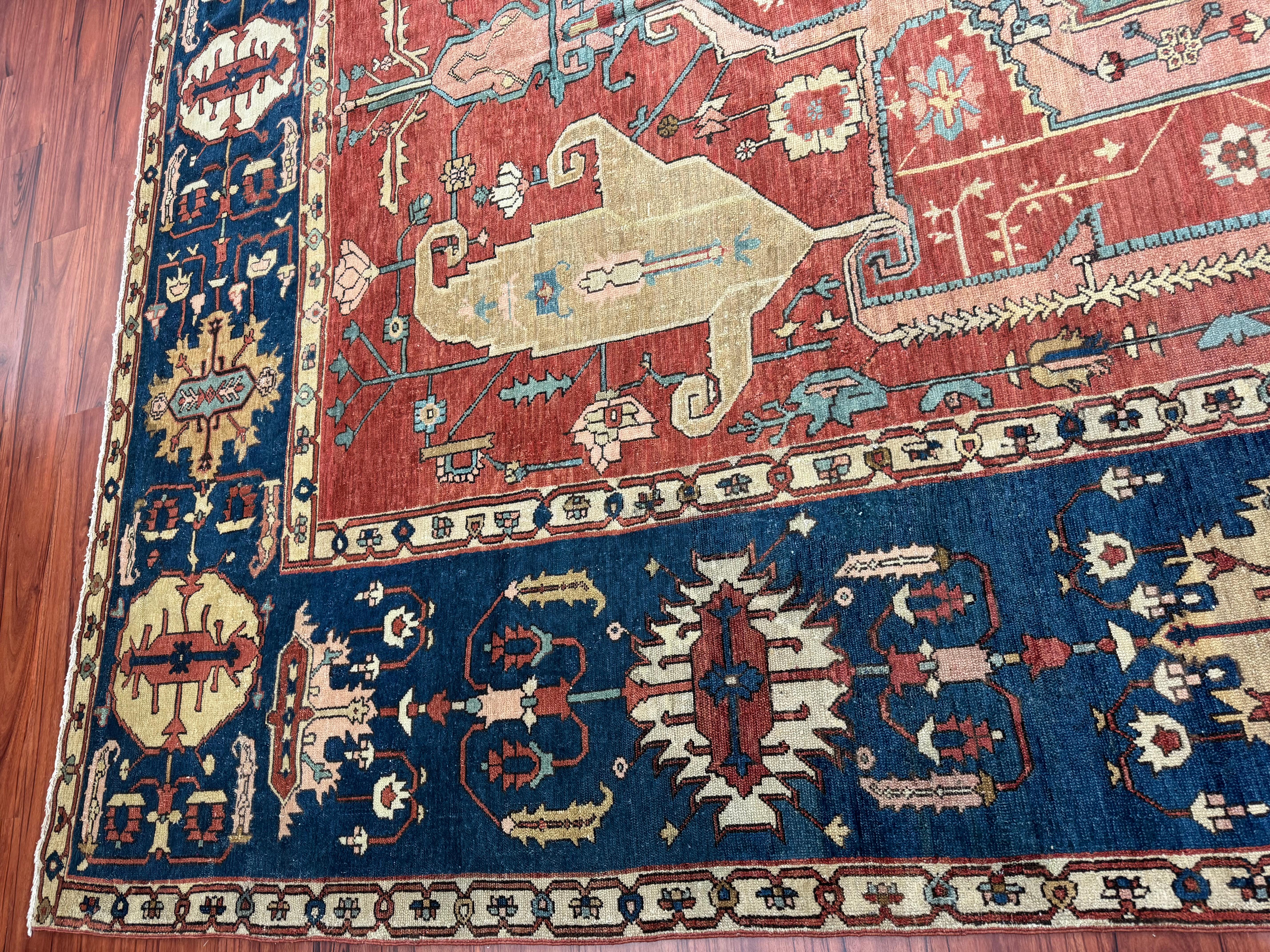 Antiker persischer Serapi Bakshaish-Teppich im Angebot 11