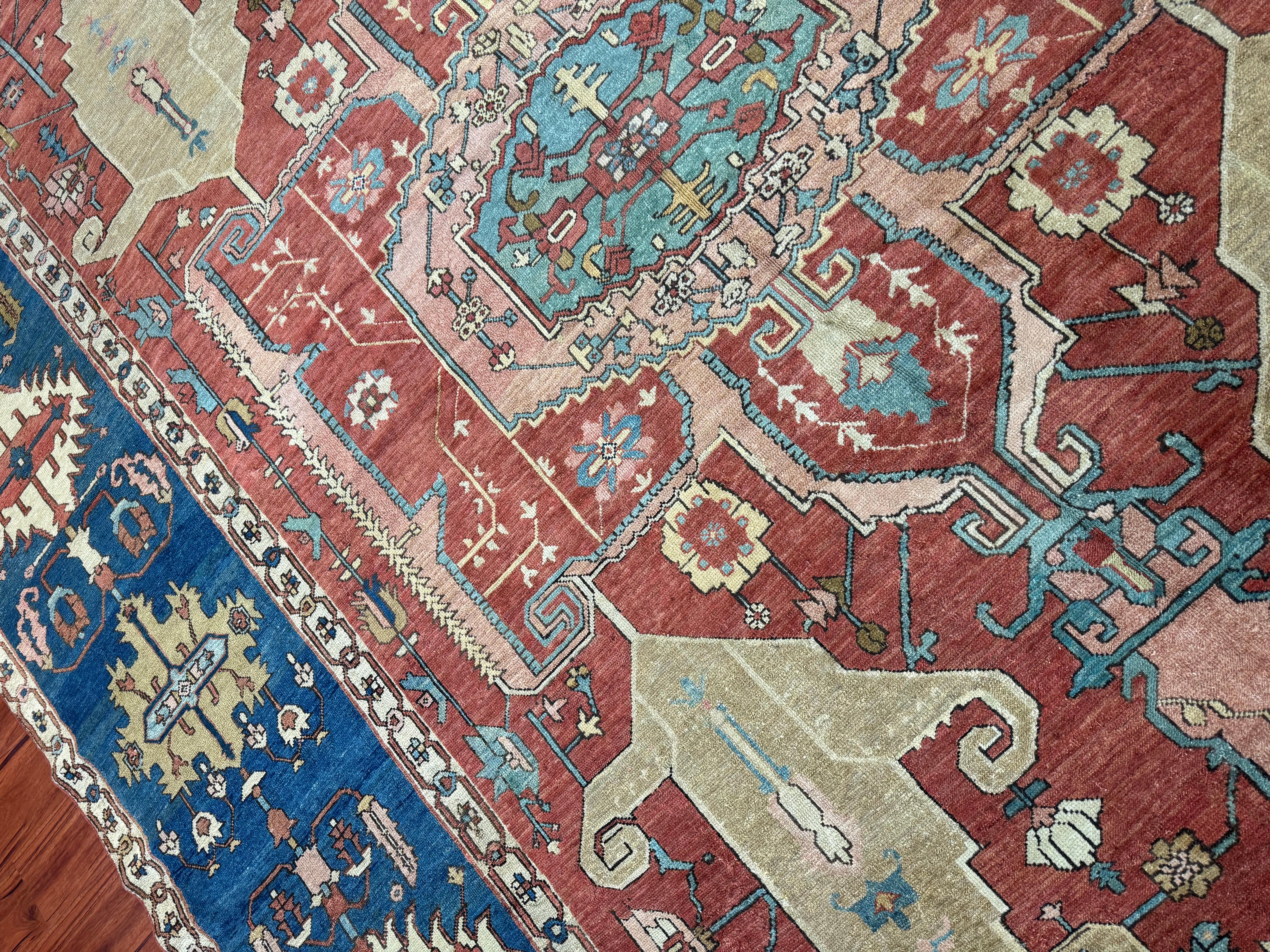 Antiker persischer Serapi Bakshaish-Teppich (Persisch) im Angebot