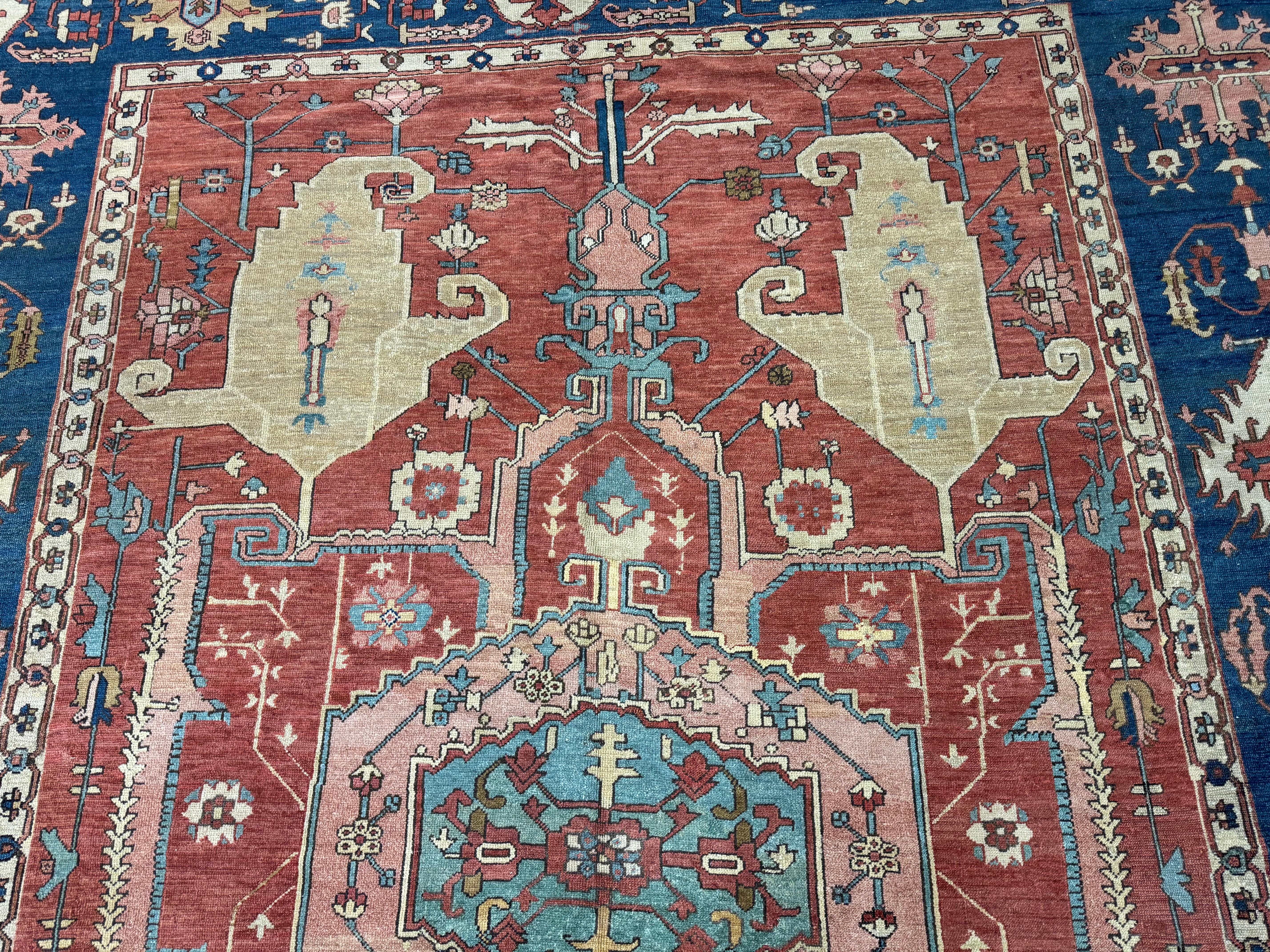 Antiker persischer Serapi Bakshaish-Teppich im Angebot 1